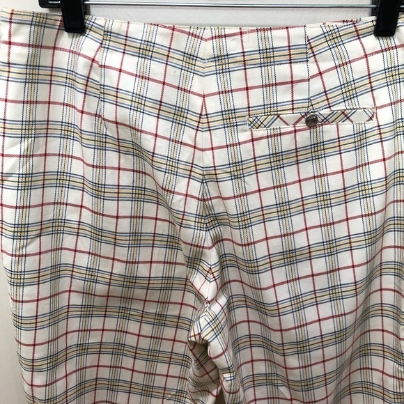 NWT Liz Golf plaid ankle pants SZ 10 Pickleball Preppy Vintage Tennis Athletic - Picture 4 of 8